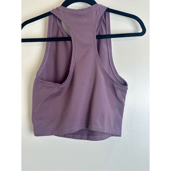 Athleta mauve pink athletic crop top size MP - Picture 4 of 4